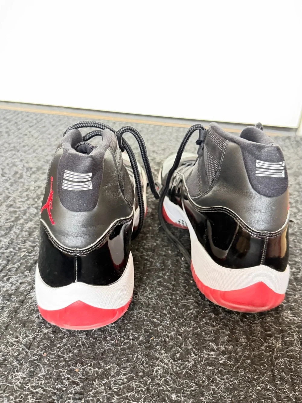 Jordan Men’s High-Top Sneakers - Black/Red
